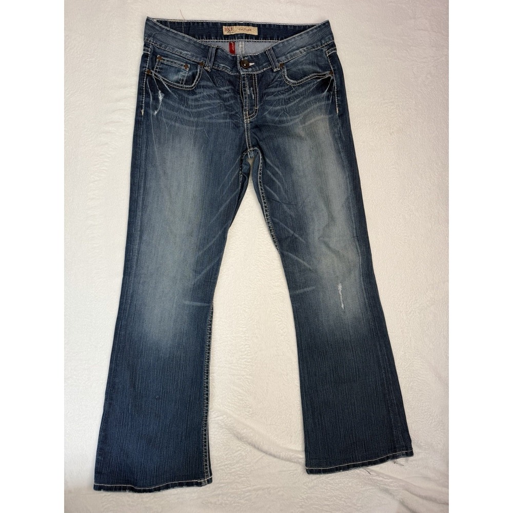 BKE Culture Stella‎ Bootcut Jeans Womens 32x33.5 Dark Wash Flare Denim